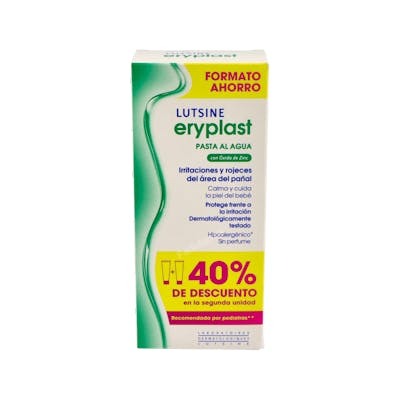 LUTSINE ERYPLAST pasta al agua 2ud 40% dto 75gr.