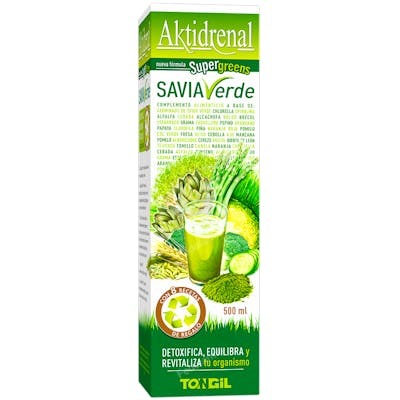 TONGIL AKTIDRENAL SAVIA VERDE 500ML LINEABEL