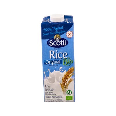 SCOTTI BEBIDA VEGETAL DE ARROZ natural 1l. BIO SG VEGAN