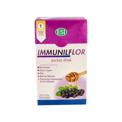 TREPATDIET-ESI IMMUNILFLOR POCKET DRINK 16 SOBRES