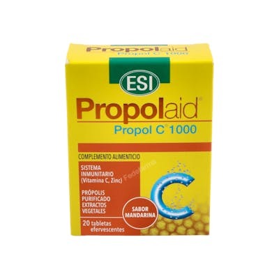 TREPATDIET-ESI PROPOLAID PROPOL C 1000MG 20COMPRIMIDOSEFERV