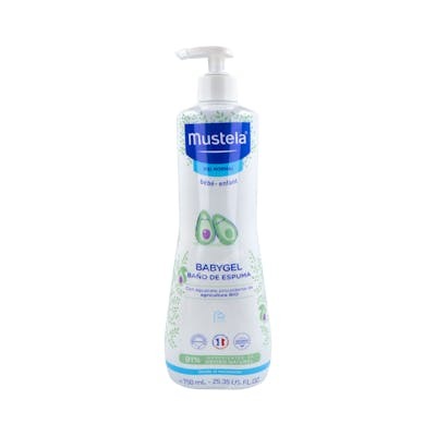 MUSTELA BABYGEL baño de espuma bebe-niño 750ml.