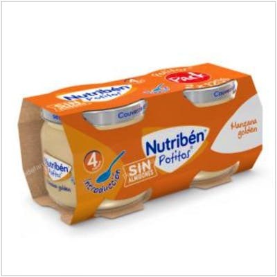 NUTRIBEN POTITO INTRODUCCION MANZANA GOLD 2X120GR