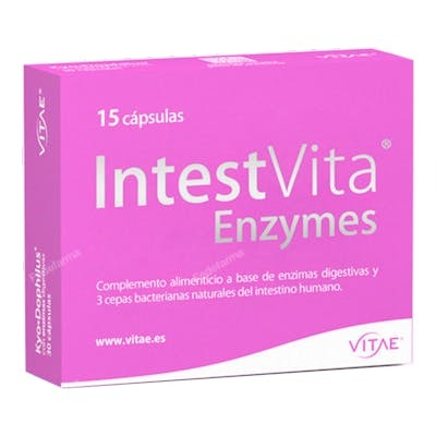 VITAE INTESTVITA ENZYMES 15CAPSULAS