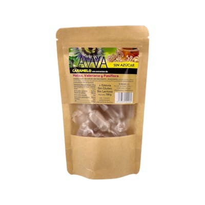 LAVVA CARAMELO DE MELISA VALERIANA PASIFLORA 100GR