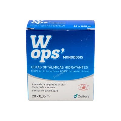 DEITERS WOPS GOTAS HUMECTANTES 0,3% 20MONODOSIS