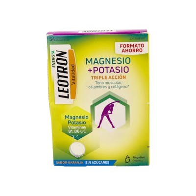 LEOTRON MAGNESIO POTASIO 54comp eferv