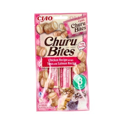 CHURU CAT BITES RECETA DE ATUN CON SALMON 1 BOLSA DE 3 STICK