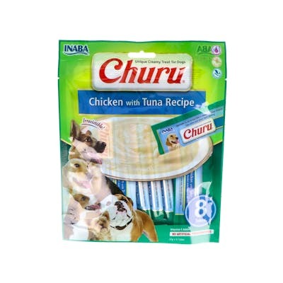 CHURU DOG RECETA DE POLLO CON ATUN (8P) 1 BOLSA DE 8 STICKS