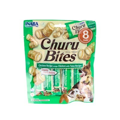 CHURU DOG BITES RECETA DE POLLO CON ATUN 1 BOLSA DE 8 STICKS
