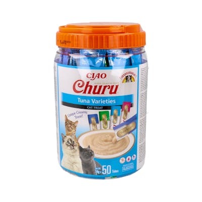 CHURU CAT VARIEDADES DE ATUN 50 BOLSAS DE 4 STICKS DE 15G SN