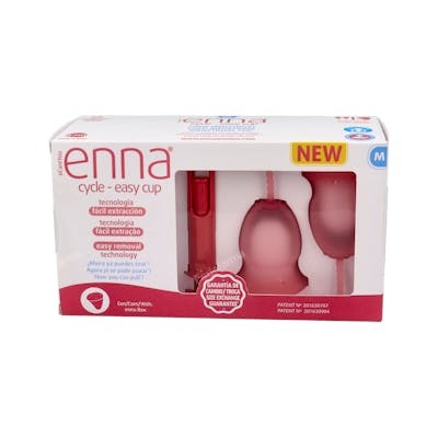 ENNA CYCLE ENNA COPA MENSTRUAL EASY (M) 2copas+caja ester+ap