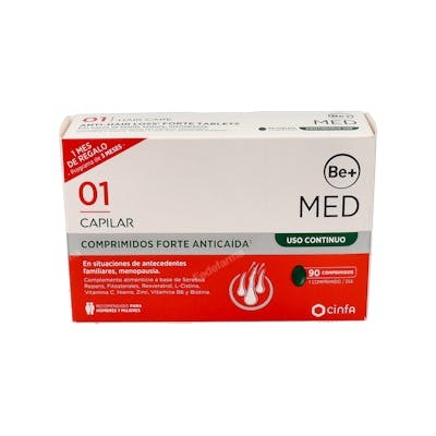 BE+ CAPILAR ANTICAIDA CONTINUO FORTE 90comp