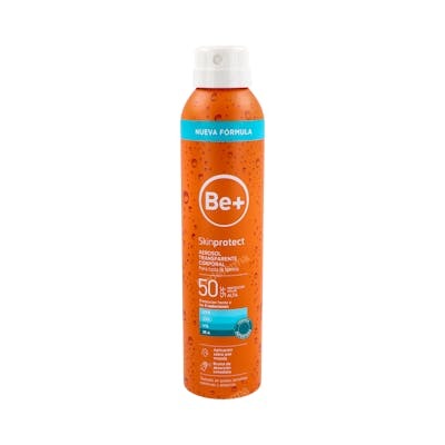 BE+  CORP spf 50+ AEROSOL TRANSP 200ml