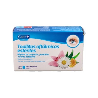 CARE+ TOALLITAS OFTALM STADA EST 30ud