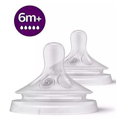 AVENT 2 TETINAS NATURAL RESPONSE T5 6m+ SCY965/02