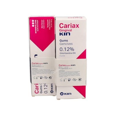 KIN CARIAX GINGIVAL ENCIAS COLUTORIO 250ml+PASTA 75ml.