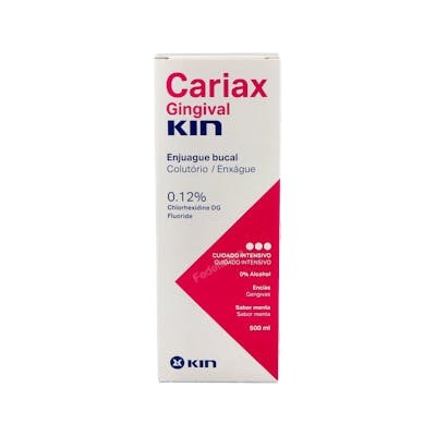 KIN CARIAX GINGIVAL COLUTORIO CLORHEXIDINA 0,12 500ml