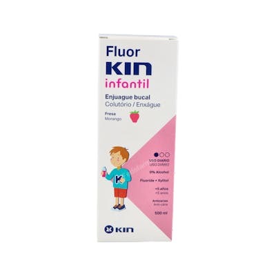 KIN FLUORKIN INFANTIL FRESA ENJUAGE 500ml