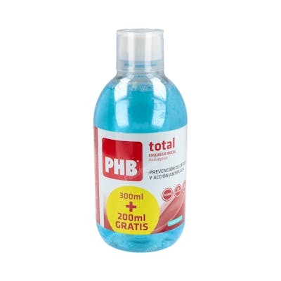 PHB ENJUAGUE BUCAL TOTAL 300+200ml
