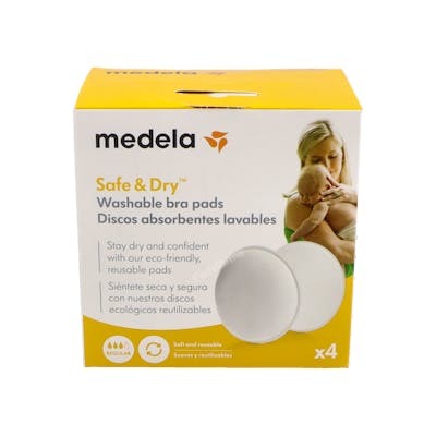 MEDELA DISCO LACTANCIA ABSORB REUT LAVABLE 4un REF 80236