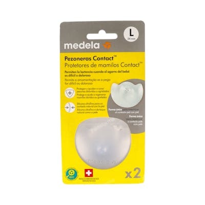 MEDELA PEZONERA SILI CONTACT T/L 24mm 2un 2001631