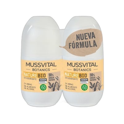 MUSSVITAL BOTANICS DEO NATURE 75ml X2