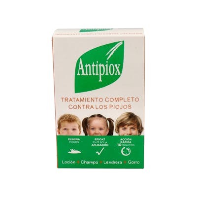 ANTIPIOX PACK ( loción+champu+liendrera )