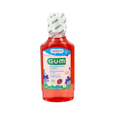 GUM COLUTORIO JUNIOR +6 AÑOS FRESA 300ml