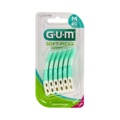 GUM CEPILLO INTERDENTAL SOFT PICKS regular 60un verde