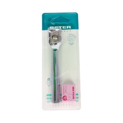 BETER CORTACALLOS METALICO 14,5cm + 10 hojas 24019