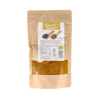 DREAM FOODS CURCUMA+PIMIENTA NEGRA polvo 150gr. BIO