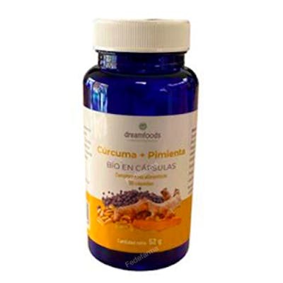 DREAM FOODS CURCUMA+PIMIENTA 90cap. BIO