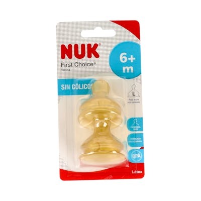 NUK TETINA FC+ 6-18 L latex 2ud.