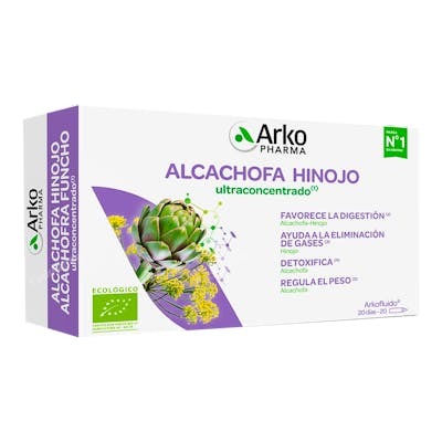 ARKOPHARMA ARKOFLUIDO alcachofa+hinojo 20amp. BIO