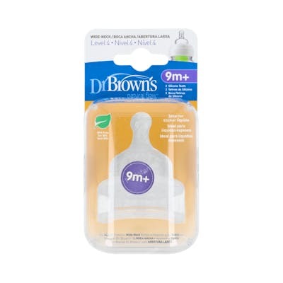 DR. BROWN´S TETINA OPTIONS B/ANCHA SILI REDON N4 +9m 2un