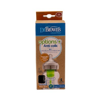DR. BROWN´S BIBERON OPTIONS B/ANCHA SILI REDON +0m 150ml