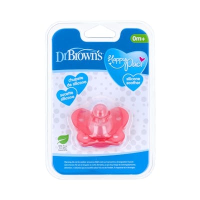 DR. BROWN´S CHUPETE TODO SILI REDOND +0m 1un rosa