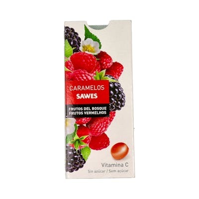 SAWES CARAMELOS BALSAM S/AZUCAR frutos bosque vit c 22gr