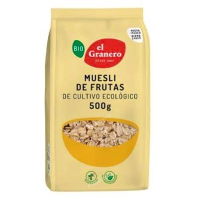 EL GRANERO MUESLI FRUTAS 500gr. BIO