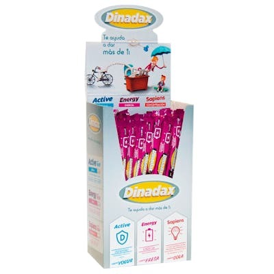 PHARMADIET DINADAX energy (fresa) expositor 60barritas