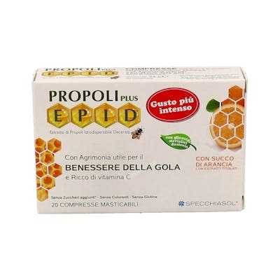 SPECCHIASOL EPID MIEL-NARANJA 20COMPRIMIDOS