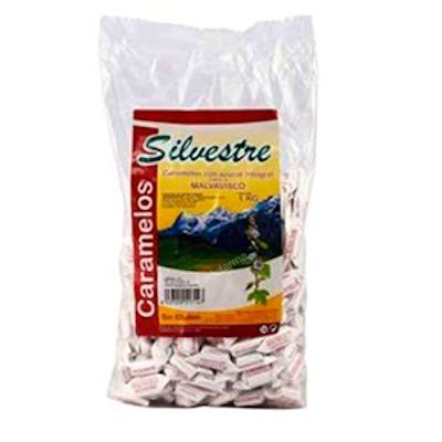 SILVESTRE CARAMELOS DE MALVAVISCO azucar de caña 1kg.