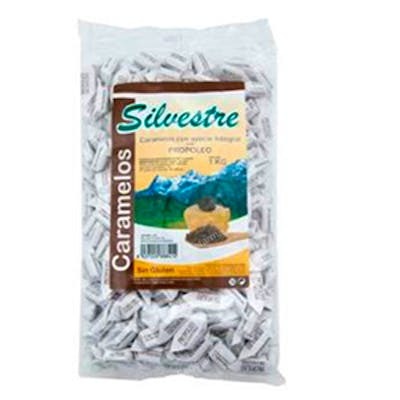 SILVESTRE CARAMELOS DE PROPOLEO Y MIEL azucar de caña 1kg.