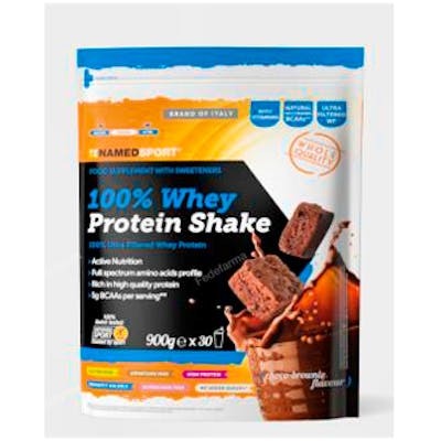 NAMED SPORT 100% WHEY PROTEIN SHAKE CHOCO BROWNIE 900G