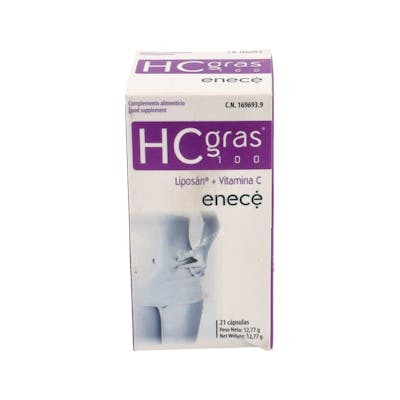 NUTRICION CENTER HC GRAS 100 21caps