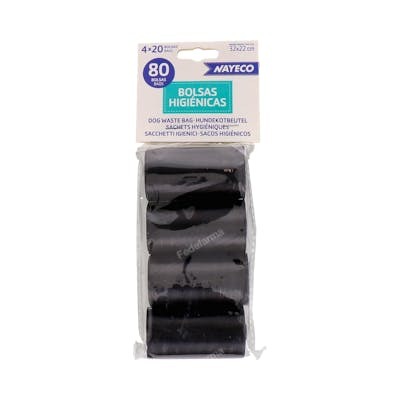 NAYECO VET NAYECO BOLSAS HIGIENICAS 4 ROLLOS DE 20 BOLSAS NE