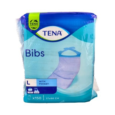 TENA BABERO DESECHABLE T/M-L 37x68cm 150un