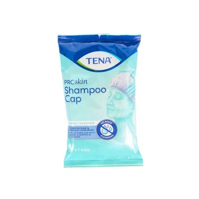 TENA GORRO CHAMPU LAVADO en seco 1un