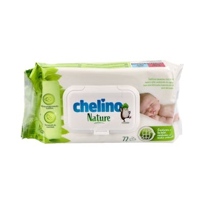 CHELINO TOALLITAS INF nature 72un